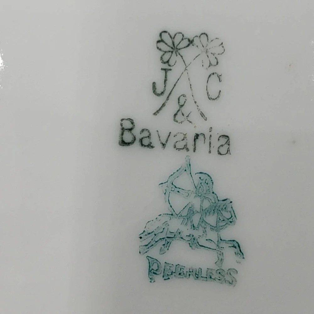 Vintage J & C Bavaria Decorative Plate Huckleberry - Picture 4 of 5